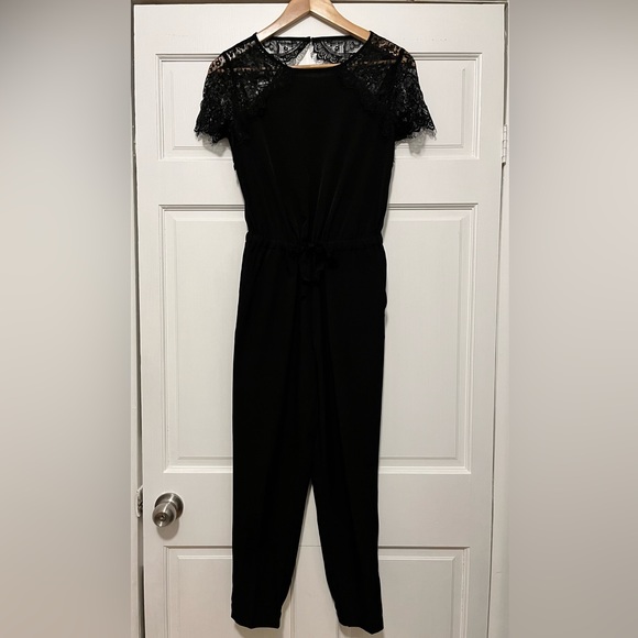 Ann Taylor Loft black romper, size 0P - Picture 1 of 5